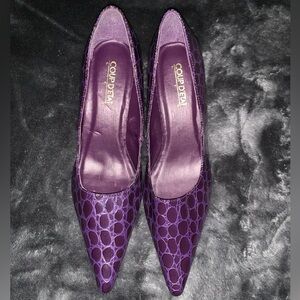 Coup D’etat Purple Heels Size 11